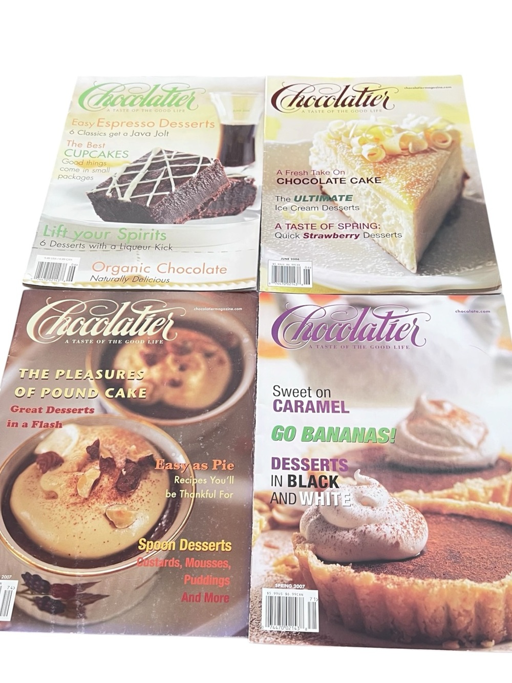 Chocolatier A Taste Of The Good Life Magazine Lot of 4 2005-2007